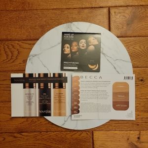 Assorted Foundation and Powder Makeup Samples